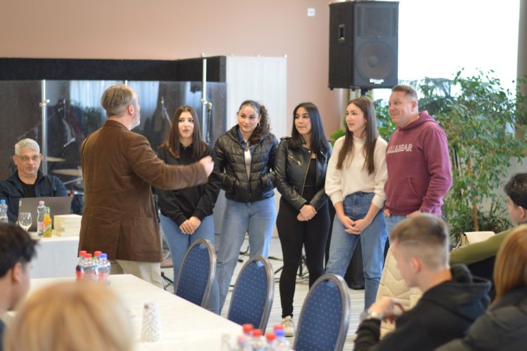 talented young people singing